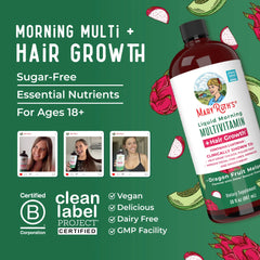Liquid Morning Multivitamin + Hair Growth