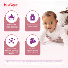 Organic Infant Multivitamin with Iron Liquid Drops