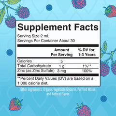 Organic Toddler Ionic Zinc Liquid Drops