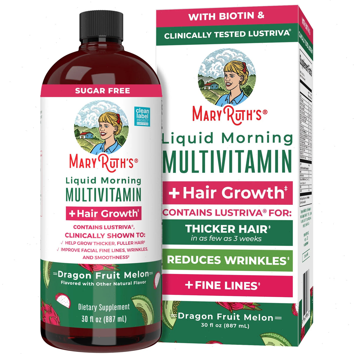 Liquid Morning Multivitamin + Hair Growth